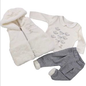 NEW with Tags Baby Clothing 3-Piece Cotton Set for Newborn Baby Girls and Boys